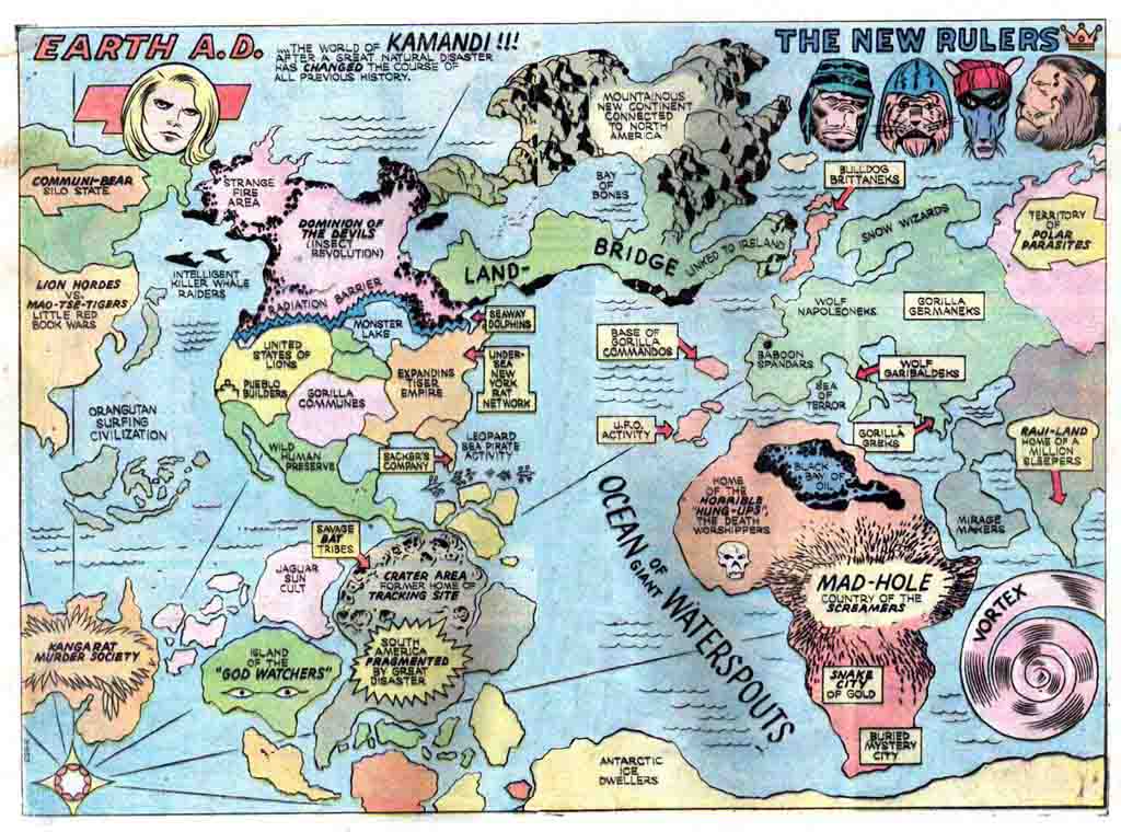Gamma world map
